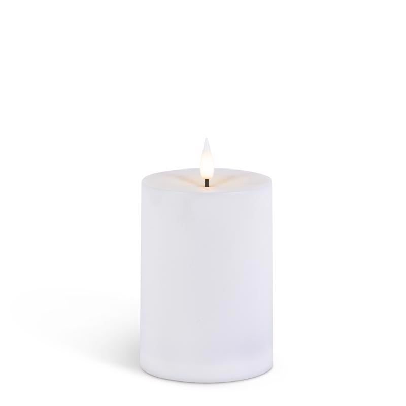 Gerson White No Scent LED Flameless Flickering Candle