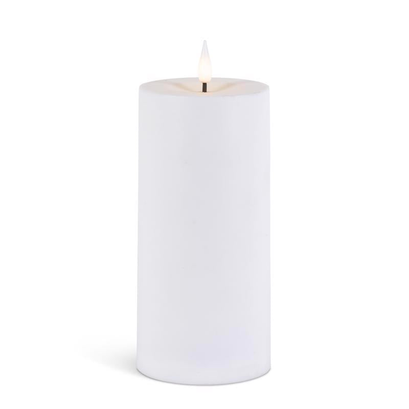 Gerson White No Scent LED Flameless Flickering Candle