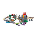 Hape Dinosaur  Railway Adventure Set Multicolored 61 pc