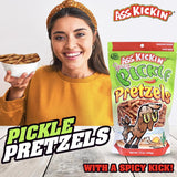 Ass Kickin' Spicy Pickle Pretzels 12 oz Bagged