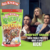 Ass Kickin' Spicy Pickle Pretzels 12 oz Bagged