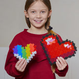 Plus Plus Puzzle By Number Hearts Puzzle Polyethylene Multicolored 250 pc