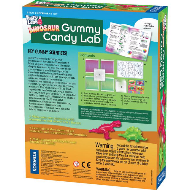 GUMMYLAB DINO BRY/WTRMLN