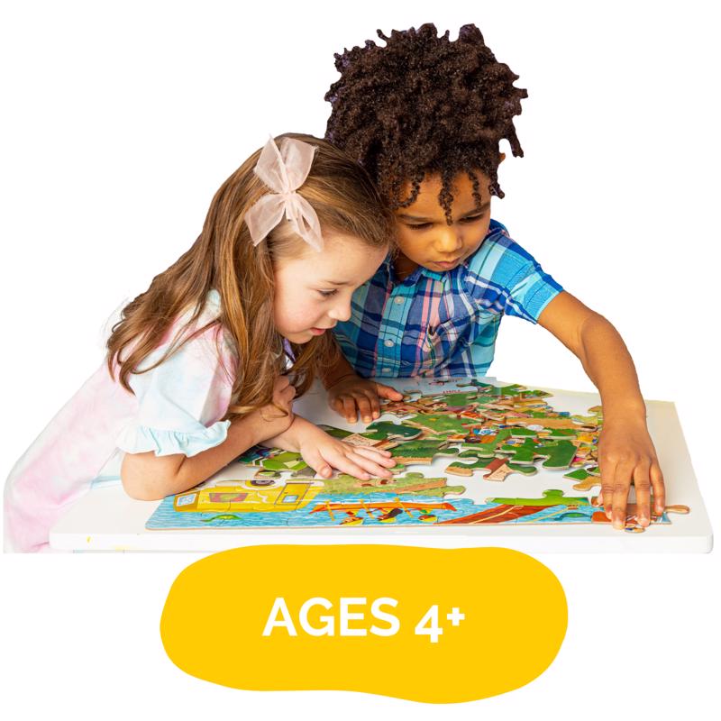 Upbounders Camping Outdoors Kids Jumbo Puzzle Multicolored 48 pc