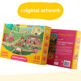 Upbounders Camping Outdoors Kids Jumbo Puzzle Multicolored 48 pc