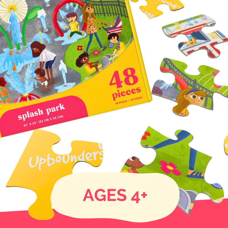 Upbounders Splash Park Floor Puzzle for Kids 48 pc