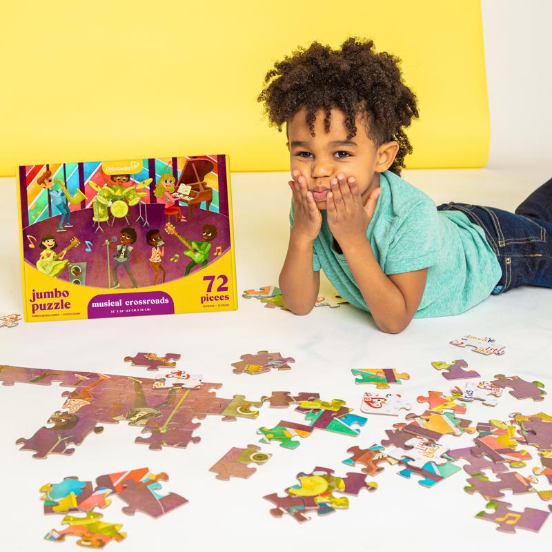 Upbounders Musical Crossroads Kids Jumbo Puzzle 72 pc