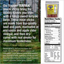 Old Trapper Teriyaki Snack Stick 17 oz Bagged