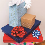 Hennessy Gift Wrap Repeat-A-Bow Blue Gift Bows