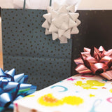 Hennessy Gift Wrap Repeat-A-Bow White Gift Bows