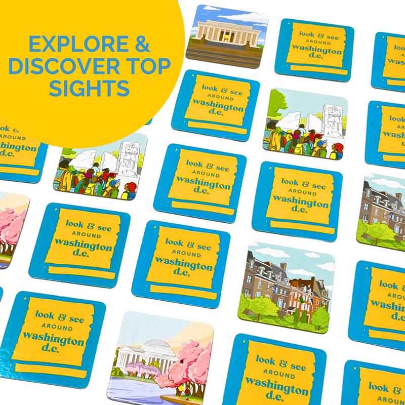 Upbounders Washington DC Memory Game 48 pc
