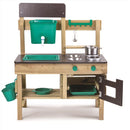 Hape Outdoor Kitchen Plastic/Wood Multicolored 10 pc