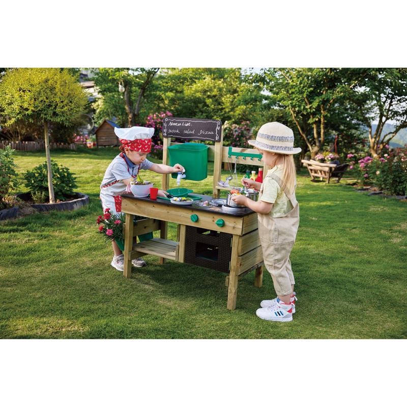 Hape Outdoor Kitchen Plastic/Wood Multicolored 10 pc