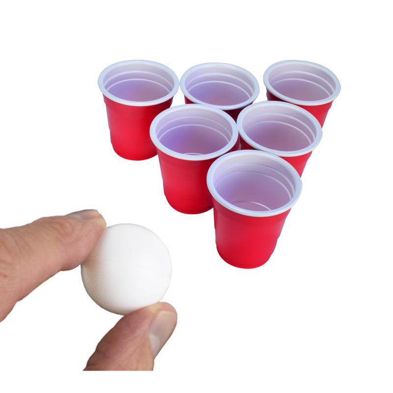 World's Smallest Beer Pong Red/white 16 pc