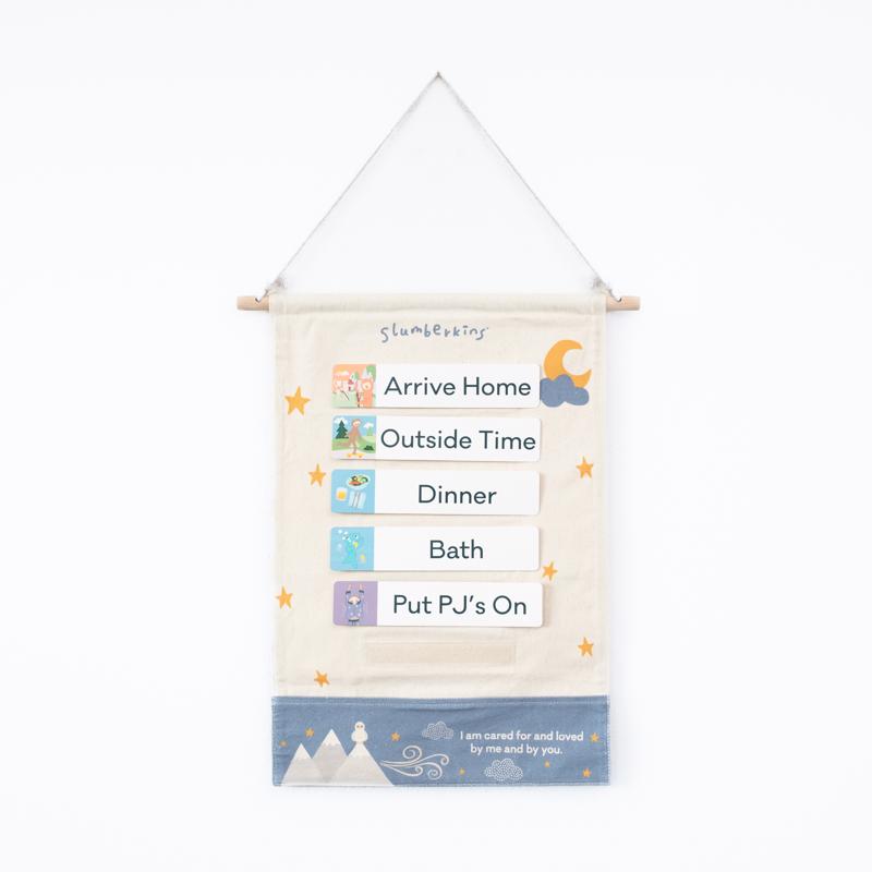 Slumberkins Routines Visual Schedule Multicolored 18 pc