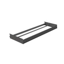 6 in. H X 51 in. W X 19 in. D Black Metal Rope Fixture Rack