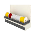 6 in. H X 51 in. W X 19 in. D Black Metal Rope Fixture Rack