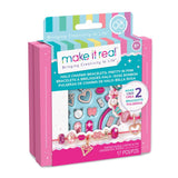 Make It Real Halo Charms Pretty in Pink Bracelets Assorted 17 pc