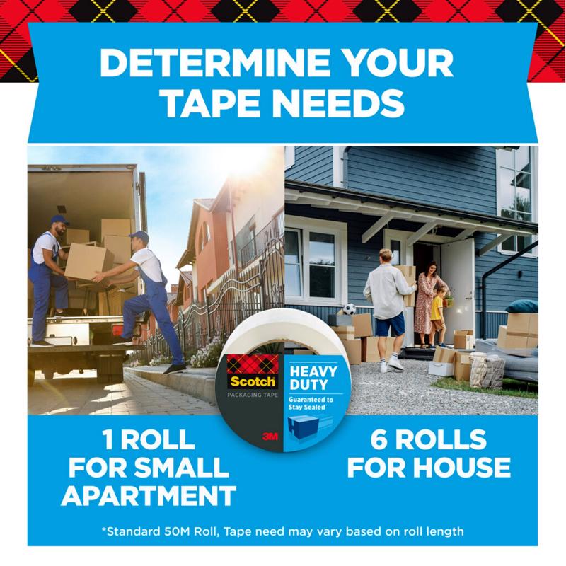 Scotch 1.88 in. W X 38.2 yd L Heavy Duty Packaging Tape