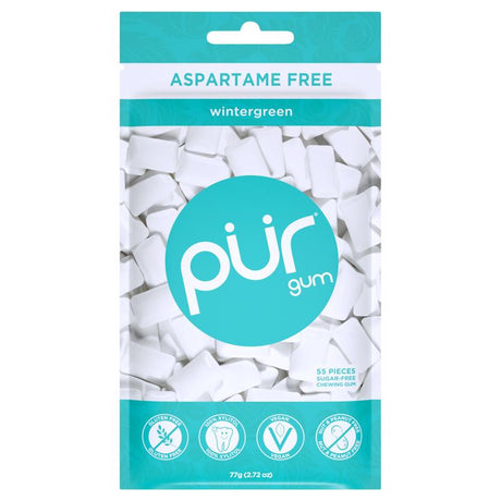PUR Sugar Free Wintergreen Chewing Gum 1 pk 55 pc