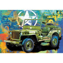 Eurographics Military Jeep Jigsaw Puzzle Cardboard Multicolored 550 pc