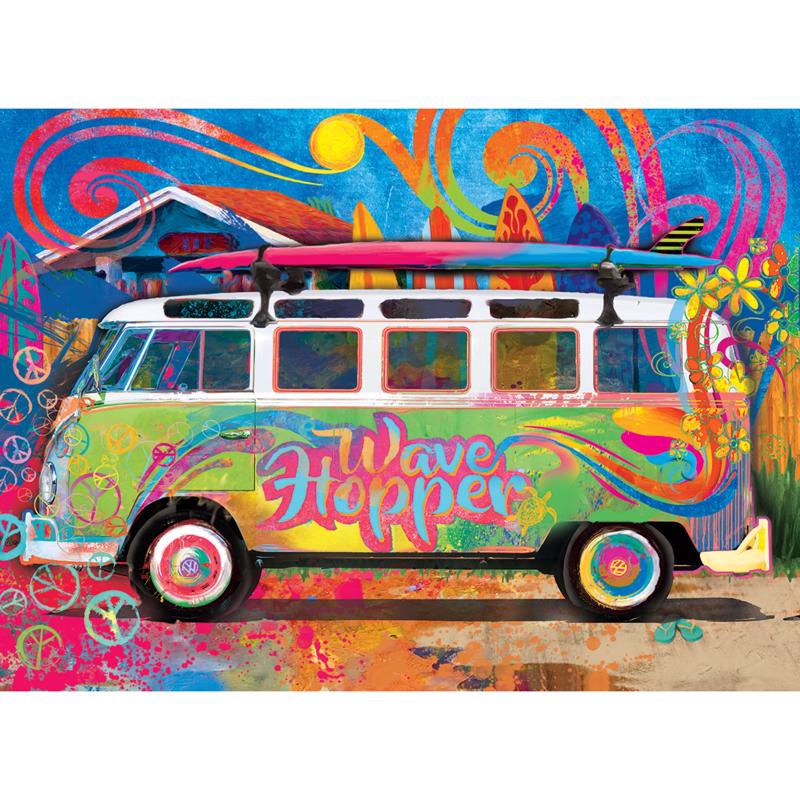 Eurographics Volkswagen Bus Jigsaw Puzzle Cardboard Multicolored 550 pc