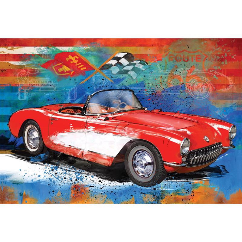 Eurographics Corvette Jigsaw Puzzle Cardboard Multicolored 550 pc