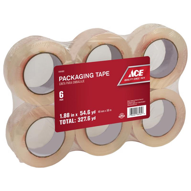 PCKG TAPE CLEAR 55YD 6PK