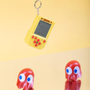 Fizz Pac Man Key Ring Arcade Game Yellow