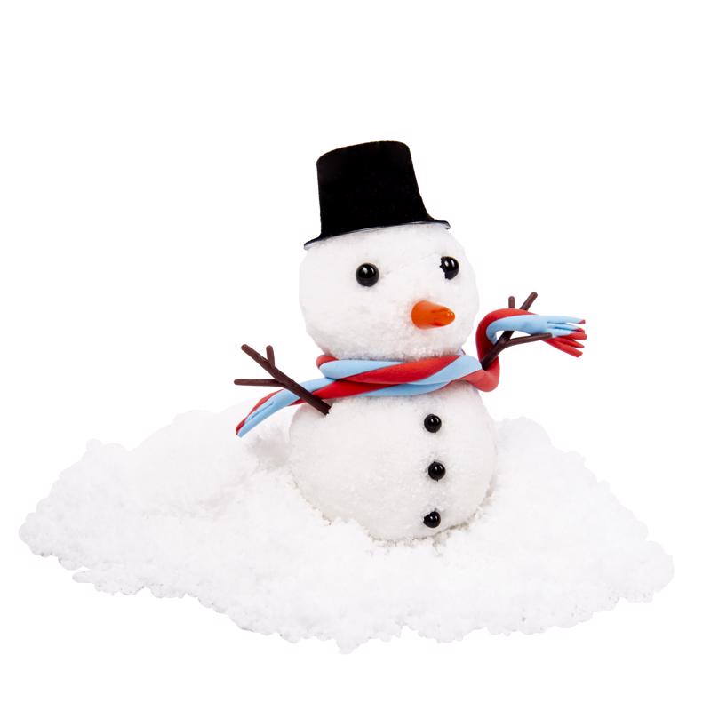 Fizz Make Your Own Desktop Snowman Craft Set Multicolored