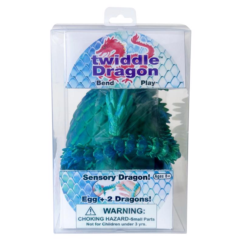 DRAGON W/EGG TOY GRN 12"