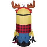 Universal Airblown LED Kevin w Antlers 4 ft. Inflatable