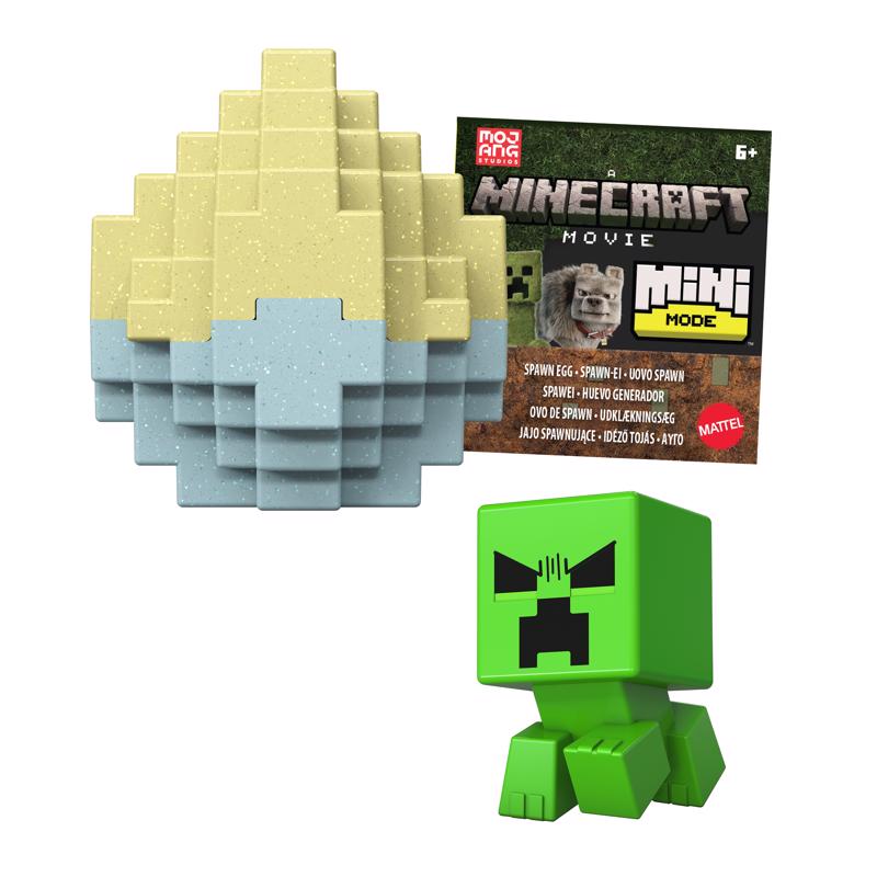Minecraft Mini Mode Spawn Egg Action Figures Assorted