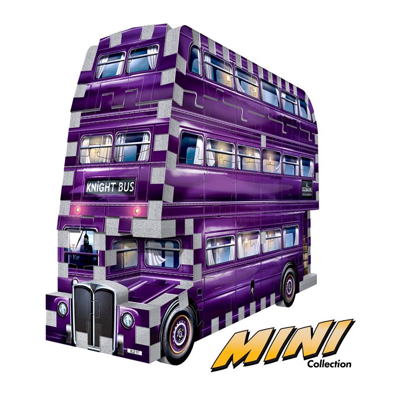 Wrebbit3D Harry Potter The Knight Bus Mini 3D Jigsaw Puzzle Multicolored 130 pc