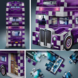 Wrebbit3D Harry Potter The Knight Bus Mini 3D Jigsaw Puzzle Multicolored 130 pc