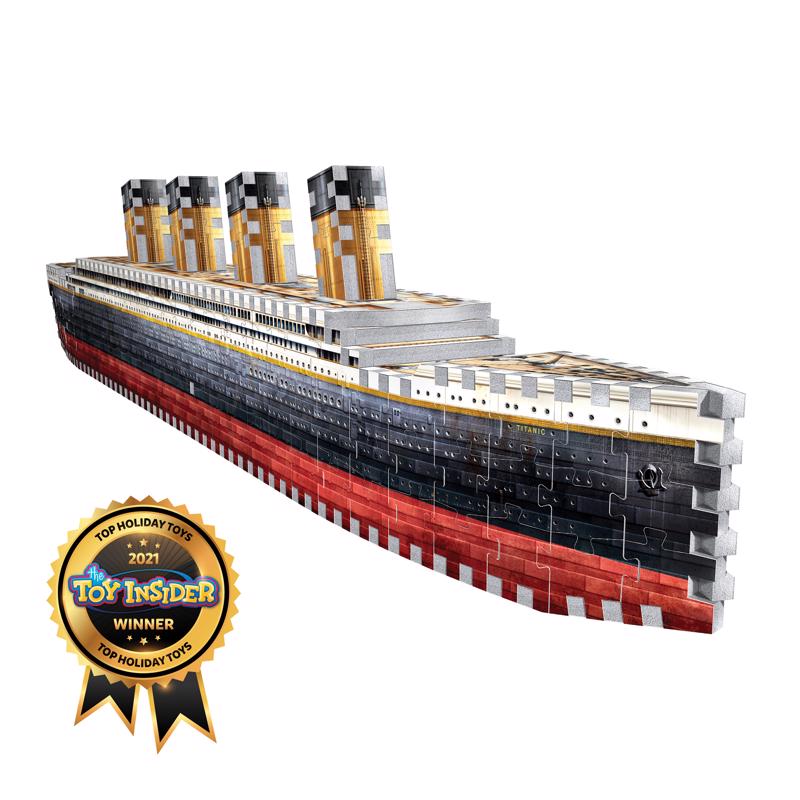 Wrebbit3D Titanic 3D Jigsaw Puzzle Multicolored 440 pc