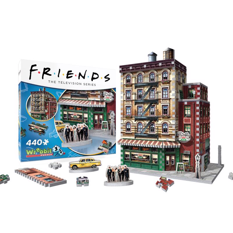 Wrebbit3D Friends-Central Perk 3D Jigsaw Puzzle Multicolored 440 pc