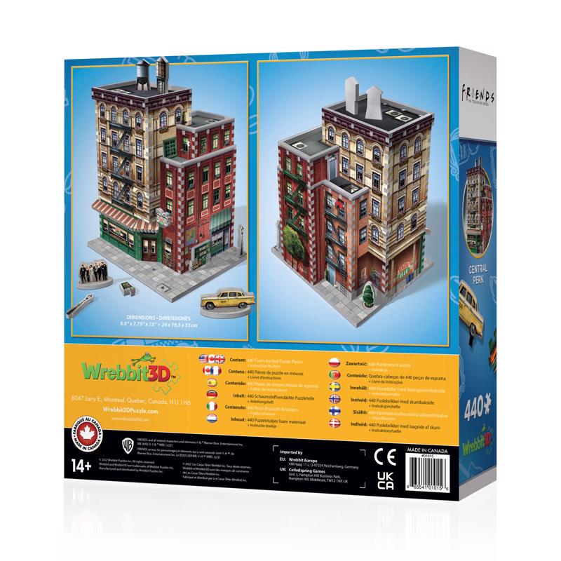 Wrebbit3D Friends-Central Perk 3D Jigsaw Puzzle Multicolored 440 pc