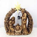Alpine LED Nativity Scene 25 in. Yard Decor