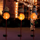 Alpine LED Solar Snowman Christmas 36 in. Garden Stake