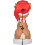 Rudolph LED Rudolph with Christmas Tree 24 in. Blow Mold