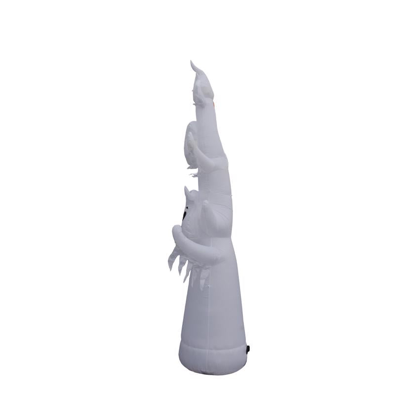 A Holiday Company 20 ft. LED Prelit Three Ghosts Inflatable