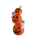 A Holiday Company 14 ft. LED Prelit Pumpkin Stack w/Ghosts Inflatable