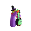 A Holiday Company 6 ft. LED Prelit Witches w/Cauldron Inflatable