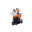 A Holiday Company 7 ft. LED Prelit Animated Skeleton Dog Family Inflatable