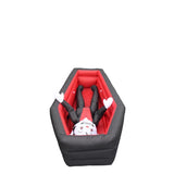 A Holiday Company 6 ft. LED Animated Rising Vampire in Coffin Inflatable