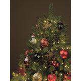 Decoris Red/Green/Gold Shatterproof Ornaments
