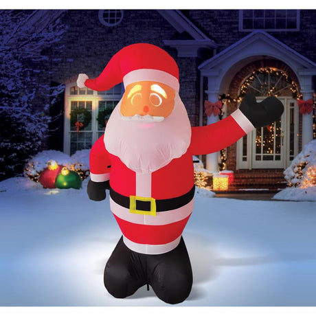 Mindscope Blink Santa 84 in. Inflatable