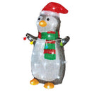Lumineo LED Cool White Penguin 18 in. Yard Decor