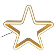 Celebrations LED Warm White Star Table Decor 9 in.